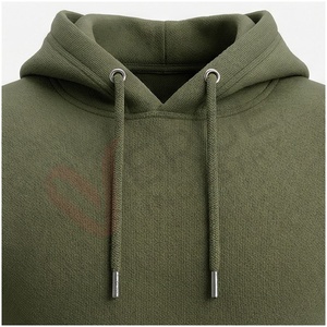 Conjunto Deportivo con Capucha para Hombre, Color Verde Oliva, Manga Larga, Color Sólido, Casual, Transpirable, Corte Regular, Ropa de Otoño - Product Image 4