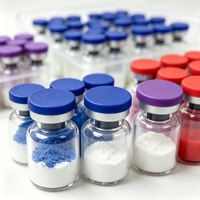 Poudre bleue de peptide de cuivre GHK Cu de haute pureté 99% CAS 89030955 |   Matières premières cosmétiques et de soins de la peau provenant de l'usine du Guangdong