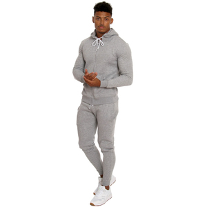 Ensemble de survêtement sportif pour homme, sweat à capuche à manches longues, pantalon slim, pantalon de jogging, survêtement rayé pour homme - Product Image 6