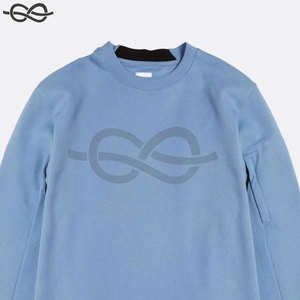Sudadera de Felpa con Cuello, Puños y Dobladillo Acanalados, Sudadera de Algodón de Color Sólido, Estilo Casual para Otoño - Product Image 4