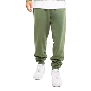 Ensemble de survêtement pour homme vert olive à capuche, manches longues, couleur unie, coupe décontractée, polyester/coton, extensible dans quatre directions, léger - Product Image 5