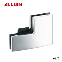 Raccord de porte en verre Dorma avec couvercle en acier inoxydable et patch de serrure inférieur Cylindres de serrure à clé pour porte en verre Dorma