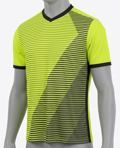 Polo de football de qualité supérieure en sublimation avec col et brassard en maille plate, 100 % polyester jacquard 150 g/m² - Product Image 1