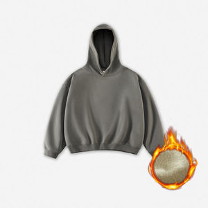 Sweat-shirts et sweats à capuche vierges pour hommes, 360 grammes, haute qualité, à prix de gros, avec col à capuche et épaules tombantes - Product Image 1
