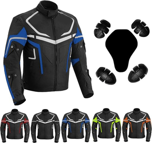 Chaqueta de Motocicleta para Hombre SAMROZ SPORTS, Impermeable, con Protección CE, para Motociclistas, Abrigo Protector para Hombre - Product Image 2