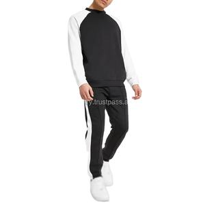 2025 último diseño personalizado ropa de gimnasio para hombres color bloque jogging deportes chándal Etiqueta Privada chándal impreso para el invierno - Product Image 5