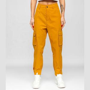 Pantalones cargo para mujer, pantalones deportivos casuales acampanados, ropa de calle, pantalones jogger de invierno, 100% algodón - Product Image 5