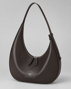 Sac à bandoulière hobo en cuir véritable de haute qualité pour femme, marron, avec fermeture éclair, sac à main décontracté, sac à la mode, WARPRO INDUSTRY, résistant à l'eau - Product Image 6