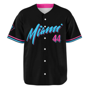Maillots de baseball personnalisés respirants, anti-humidité, imprimés par transfert thermique, 100 % polyester, uniformes d'équipe, broderie de logo, boutons - Product Image 5