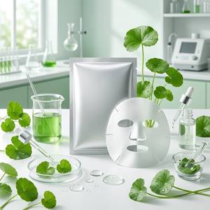 MOQ 30 CICA Centella Soothing Sheet Mask 25ml Sachet vierge Marque privée OEM - Product Image 5
