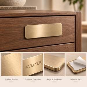 Placa de Identificación de Metal Personalizada, Placa Grabada con Logotipo para Equipos y Productos, Marca Personalizada OEM - Product Image 5