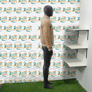 Customized Leather Made Sleeves Men's Varsity Outerwear <b>Jackets</b> New Stylish High Street Hip Hop <b>Punk</b> Style Varsity <b>Jacket</b> Men - Product Image 4