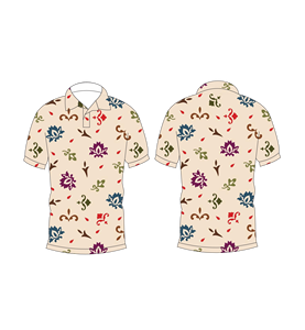 Polo pour homme à imprimé floral vintage, manches courtes, décontracté, pour l'été, pour le golf, léger, respirant, tendance - Product Image 6