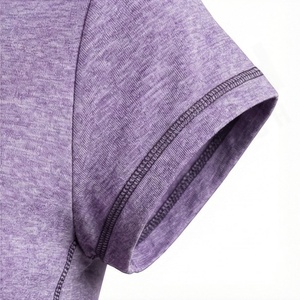 T-shirt pour femme à manches courtes sur mesure, prix d'usine en gros, taille adulte, qualité supérieure, couleur personnalisée, t-shirt en coton respirant - Product Image 6