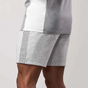 Conjunto de Camiseta de Manga Corta y Pantalones Cortos de Playa Casuales de Verano para Hombre, Transpirables, con Estampado Sólido - Product Image 4