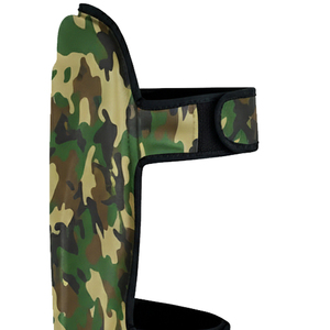 Espinilleras de Camuflaje para Entrenamiento de Muay Thai, Kickboxing y Boxeo Tailandés con Protección de Empeine - Product Image 2