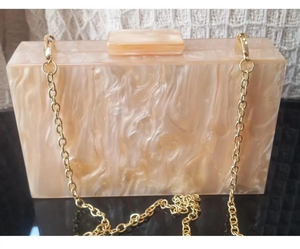 Resin Stone Clutch Purse Women Sling Bag Bridal Handbags Eco-Friendly Model India Handmade MULTI CRAFT - Product Image 1