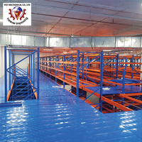 Fabricant de systèmes de planchers en mezzanine robustes pour les installations logistiques avec une conception gain de place et une structure en acier technique