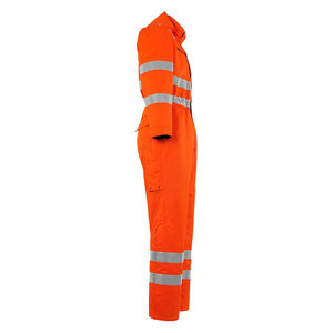 Combinaison de travail haute visibilité réfléchissante unisexe pour les travaux de construction en extérieur, en vente - Product Image 5
