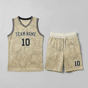 Uniformes de Baloncesto Transpirables con Apliques de Nombre de Equipo y Logotipo Personalizado OEM, Diseños en 3D y Tallas Unisex, Conjuntos de Camisetas Sólidas - Product Image 1