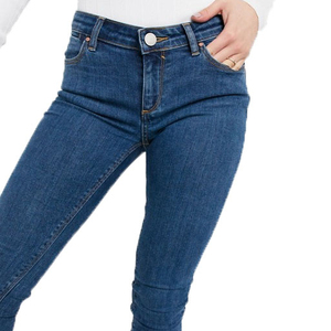 New Fashion Women <b>Jeans</b> Pants Latest 100% Cotton Denim Women's Denim Stretchy Fashionable Women <b>Jeans</b> OEM Service 2026 - Product Image 4