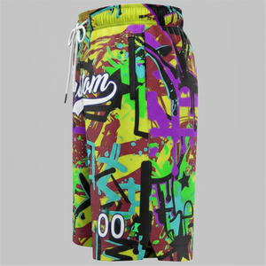 Shorts de basketball sublimés personnalisés pour hommes, collection 2026, vente chaude, prix de gros - Product Image 3
