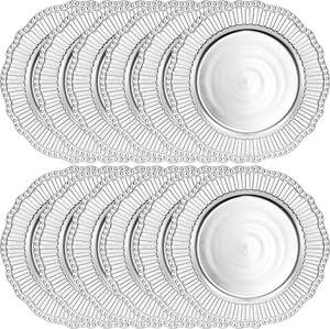 Plato de Presentación Plateado con Borde Dorado para Decoración Moderna de Recepciones de Boda - Product Image 4