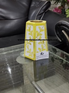 Moderno Juego de Porta Incienso de Piedra Blanca y Amarilla, Bandeja Difusora de Aromaterapia Tallada, Decoración de Oficina y Spa, Adorno de Mesa de Alta Calidad - Product Image 4