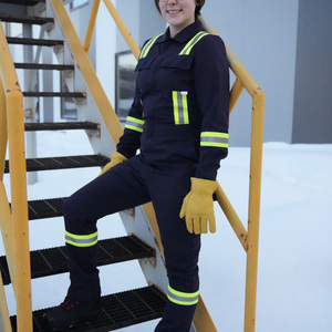 Custom Unisex Industrial <b>Work</b> Coveralls Breathable Reflective Thermal <b>Waterproof</b> Heavy Duty Utility Apparel Manufacturer - Product Image 5