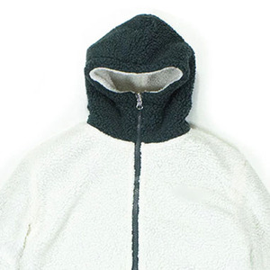 Wholesale Solid Color High Quality <b>Sherpa</b> Polar <b>Jacket</b> Zip up <b>Jacket</b> Custom LOGO Pullover Fleece <b>Jacket</b> Winter Coat for <b>Men</b> - Product Image 2