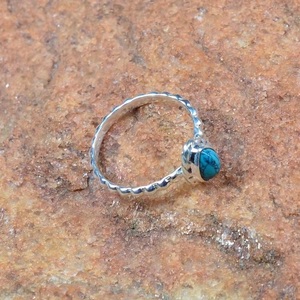 Wholesale 925 Sterling Silver Blue Turquoise <b>Ring</b> Natural Gemstone Handmade <b>Statement</b> <b>Ring</b> December Birthstone - Product Image 6