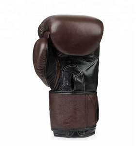 <b>Elite</b> Premium Leather Waterproof Boxing Gloves Adjustable Hook Loop Closure Custom Logo Branded Packaging for Unisex Martial - Product Image 4