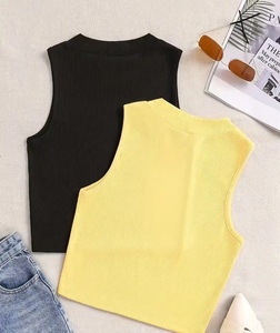 Ropa al por mayor para uso diario, esencial para adolescentes, estilo veraniego, corte ajustado, se adapta al cuerpo, perfecto para ocasiones informales, básico pero de alta calidad. - Product Image 2