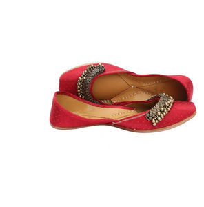 Chaussures de mariage personnalisées de bonne qualité, chaussures décontractées imprimées sur mesure, chaussures Khussa pour femmes faites à la main - Product Image 4