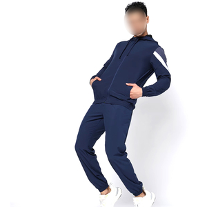 Best Supplier New Arrival Men's <b>Lightweight</b> Performance Tracksuits Slim Fit Zip-Up Hoodie & Jogger Set for Sports & Training - Product Image 1