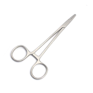 5.5 Inch Manual Tungsten Carbide Cross Serrated Inserts Hemostat Clamps Stainless Steel Needle Holder and <b>Driver</b> Clamps - Product Image 6