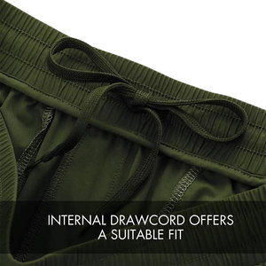 Men's Olive Green Sweatpants Elastic Waist Side Pockets Heat Transfer Logo Casual <b>Joggers</b> Winter Wear Wholesale Cheap Price - Product Image 4