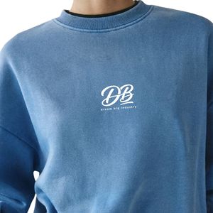 Sweat-shirt oversize pour femme, coupe décontractée, pull à manches longues, doux et confortable, en molleton, col rond, vêtements personnalisés - Product Image 1