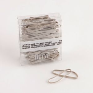 Coleteros TIETYP, Bandas Elásticas de Goma de Color Sólido, Minimalistas y Modernas para Uso Diario, Paquete para Mujer, Empaquetado en Cartón, Hecho en Corea - Product Image 1