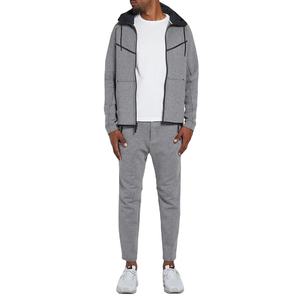 Ensemble de survêtement sport en molleton 100% coton de haute qualité, coupe classique pour homme, taille plus, logo personnalisé, hiver 2024 - Product Image 1