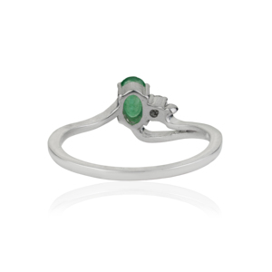 Trendy New Design 925 Sterling <b>Silver</b> 100% Authentic <b>Emerald</b> Gemstone <b>Ring</b> For Women Wholesale Price - Product Image 5