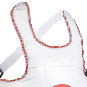 Protection de poitrine en cuir de vachette de haute qualité, design personnalisé, EVA écologique, protection faciale pour la boxe MMA, équipement d'entraînement physique - Product Image 3