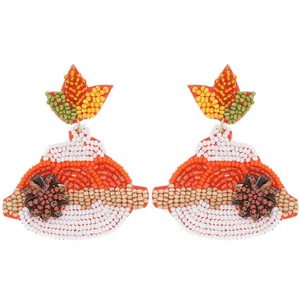 Pendientes artesanales con cuentas, estilo europeo y americano, pendientes largos exagerados con borlas, estilo bohemio, pendientes de cuentas de arroz. - Product Image 5