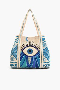 Handmade Floral Beaded Tote <b>Bag</b> Women Flower Embroidered Canvas Zipper Closure Shoulder <b>Summer</b> <b>Bag</b> - Product Image 3