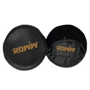 Custom Boxing Focus Pads OEM Cowhide Leather with Shock Absorption Design for Professional Training Sessions - Product Image 1