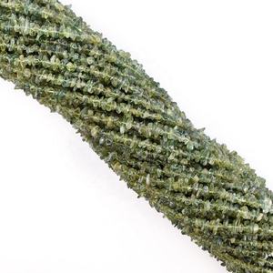 Natural Green Apatite Smooth Uncut Chips Loose Handmade Gemstone Beads Strand For Jewelry Making Wholesale Price From India - Product Image 6