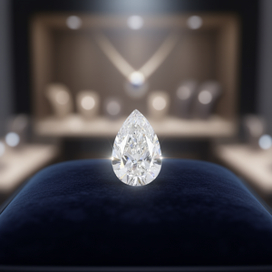 Diamant en forme de poire cultivé en laboratoire certifié IGI, 15,03 carats, qualité VVS2, diamants en vrac - Product Image 3