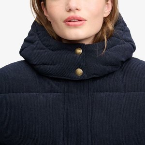 Fashion Design Down Winter Jackets Ladies Jackets Manufacturer Down <b>Coat</b> Bubble Puffer Jacket with <b>Buttons</b> Full Zipper Design - Product Image 4