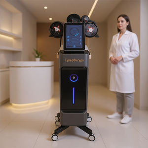 Appareil de massage vibrant anti-âge à 4 poignées avec écran LCD et modes de massage multifonctionnels - Product Image 1