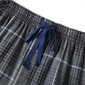 Men's Flannel Pajama <b>Trousers</b> Breathable High Custom Logo High Quality Comfortable Casual Sleepwear Factory Direct Sales - Product Image 6